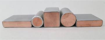 titanium clad copper bar